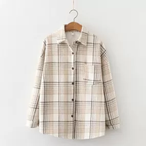 Serenity Fleece-Lined Plaid Shacket