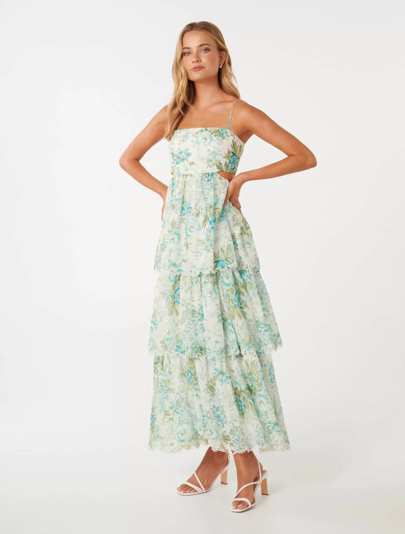 Shauna Tiered Midi Dress