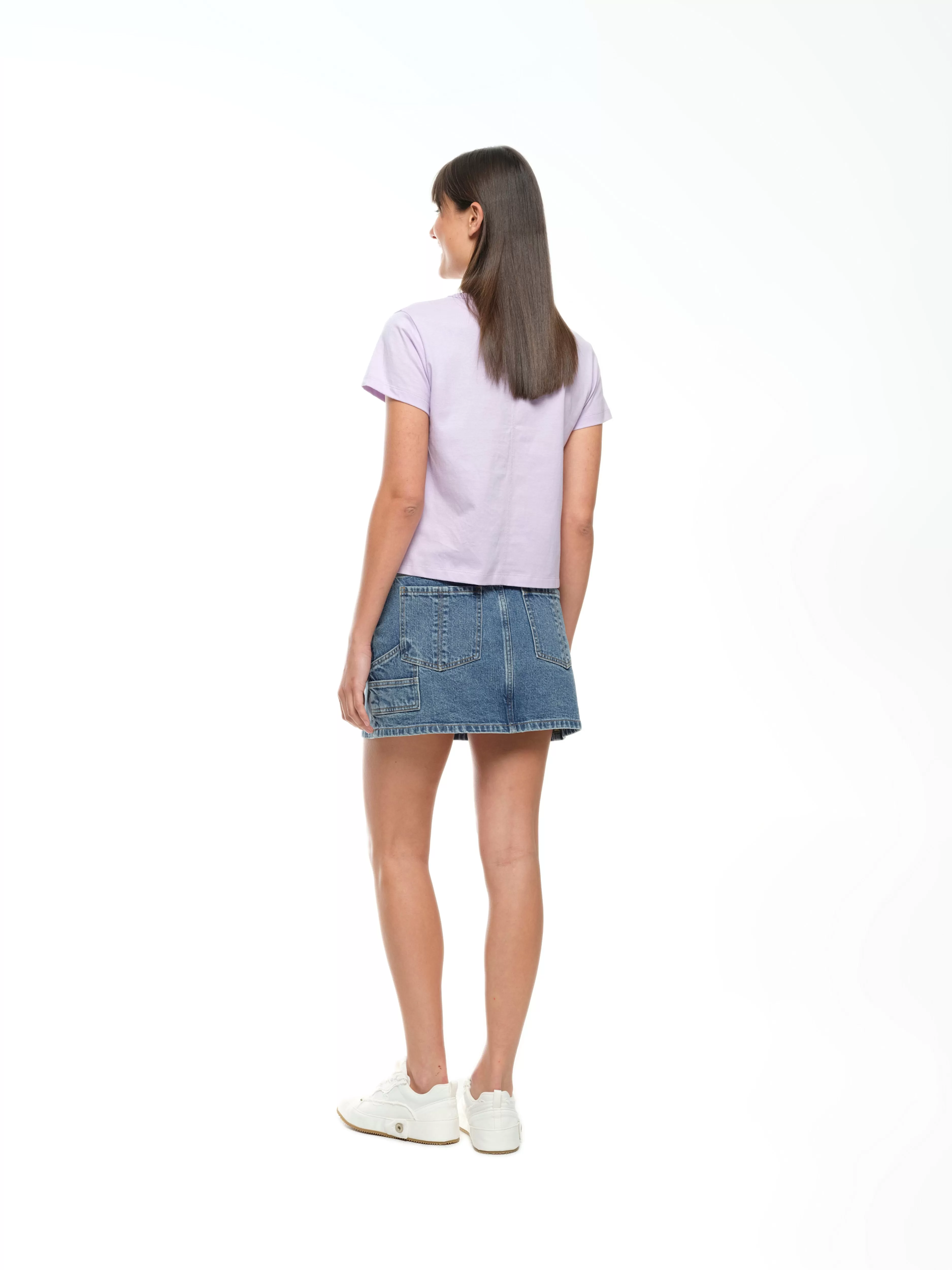 SHRUNKEN T-SHIRT - PASTEL LILAC