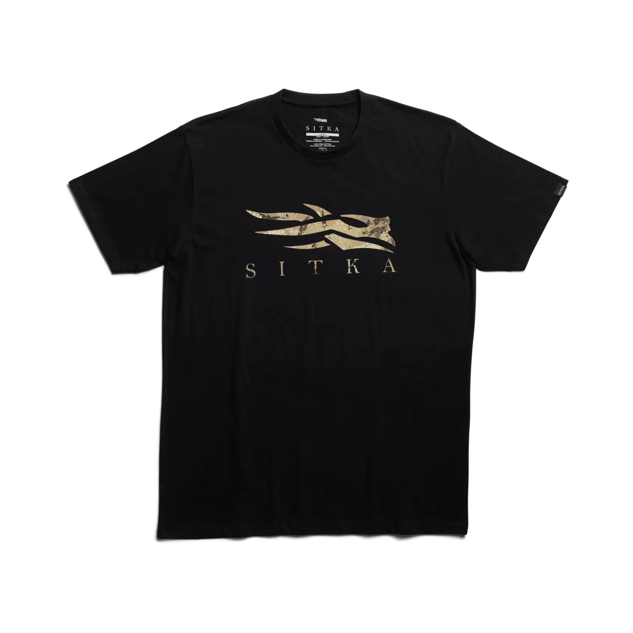 'Sitka' Men's Optifade Icon Tee - Black / Waterfowl Marsh