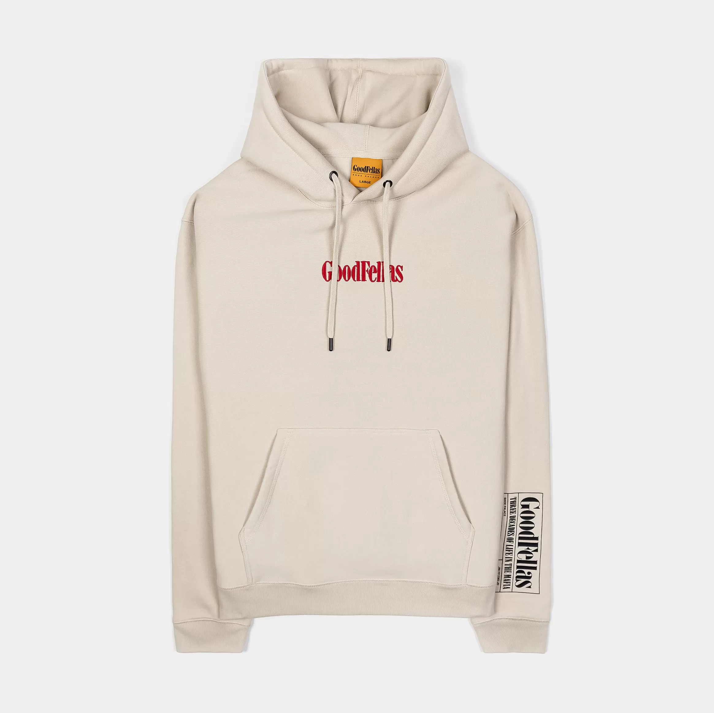 SP x Goodfellas In The Mafia Pullover Mens Hoodie (Beige)