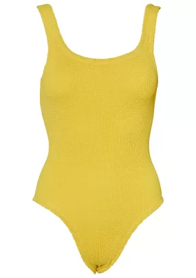 Square Neck Swim Yellow