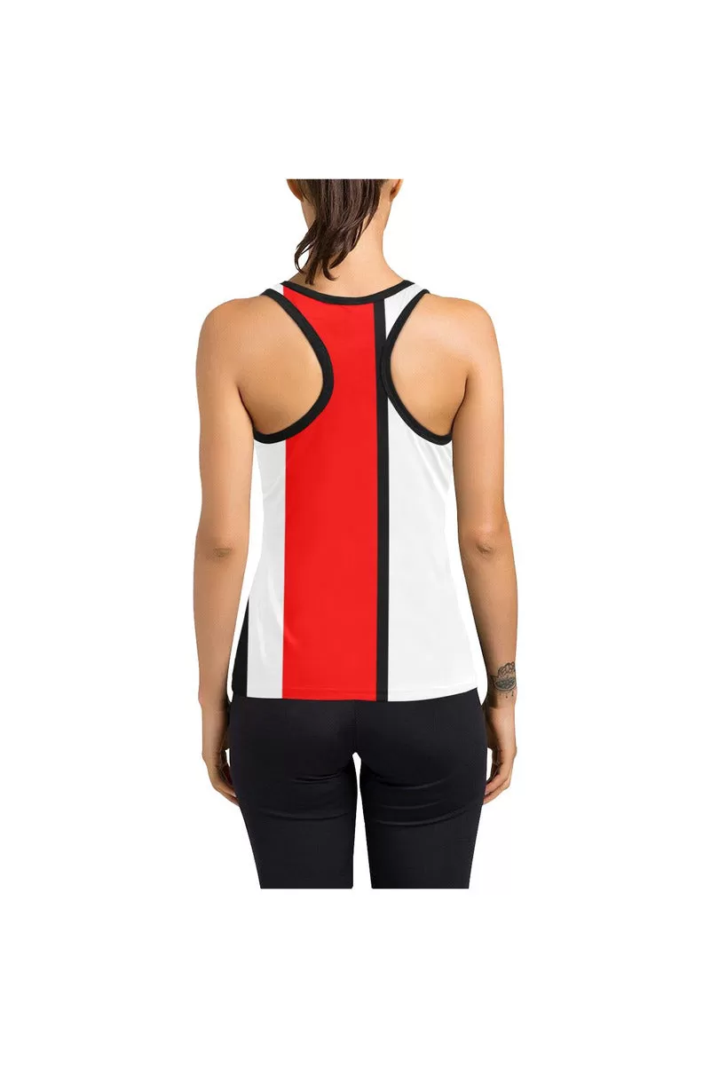 Stripe Women's Racerback Tank Top