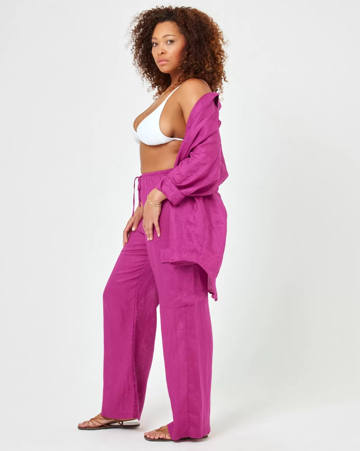 Sundown Cargo Pant - Berry