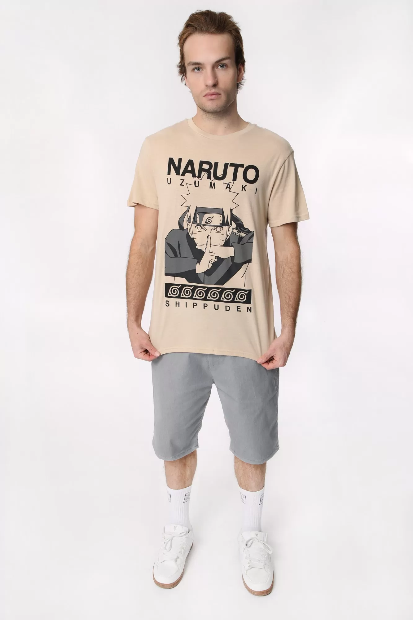 T-Shirt Imprimé Uzumaki Naruto Homme