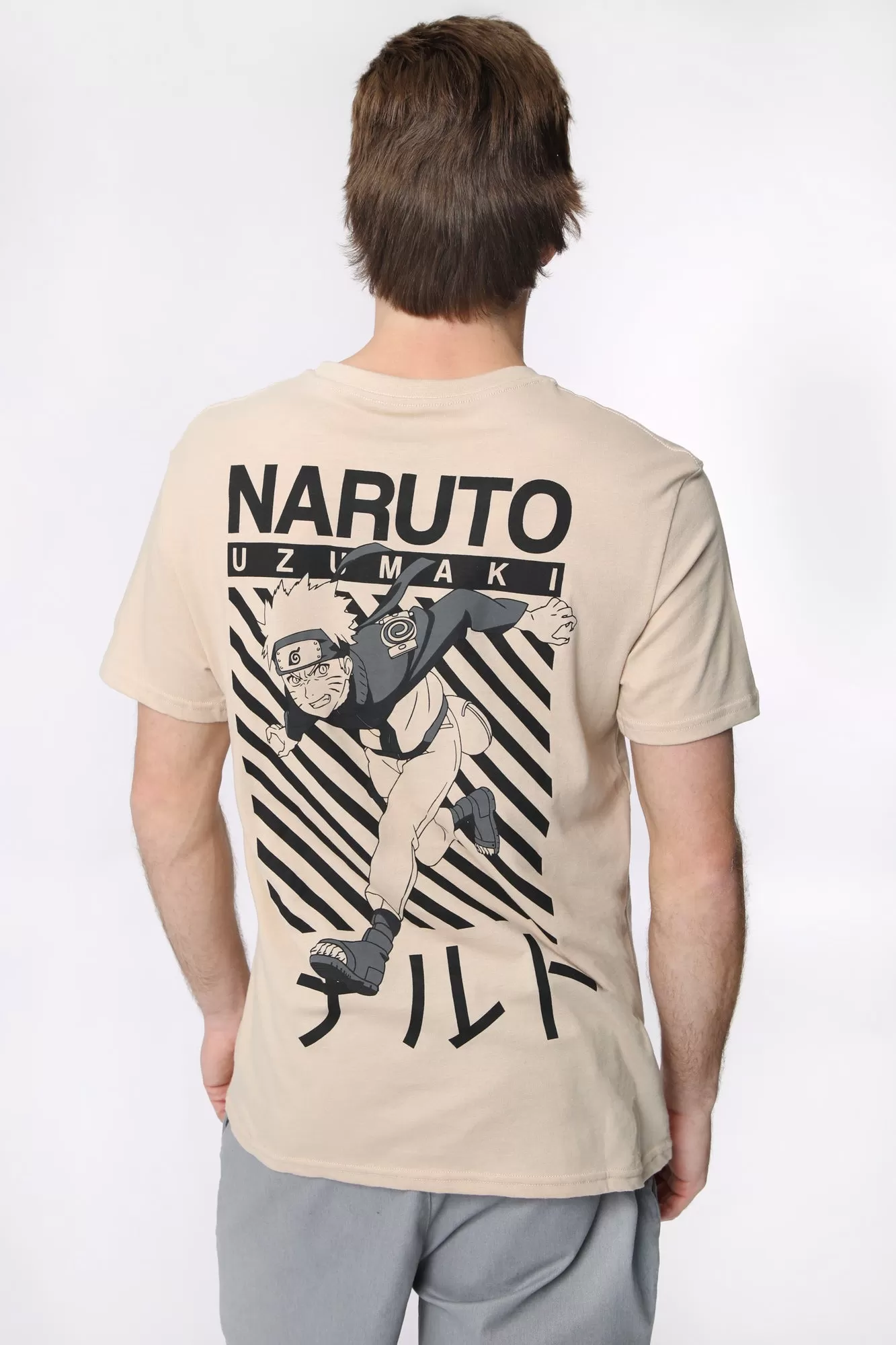 T-Shirt Imprimé Uzumaki Naruto Homme