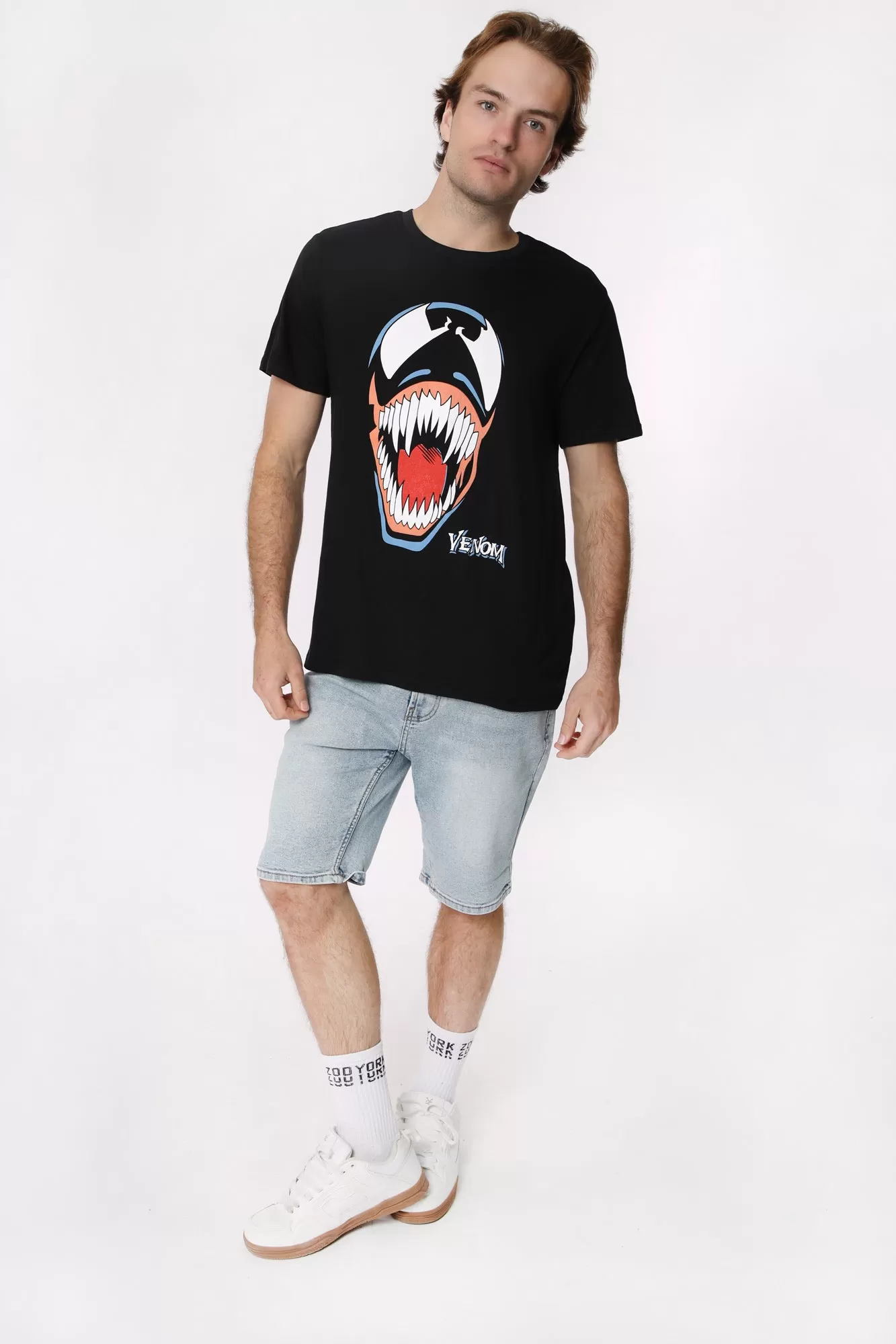 T-Shirt Imprimé Venom Marvel Homme