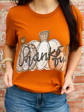 Thankful Triple Pumpkin Graphic Tee