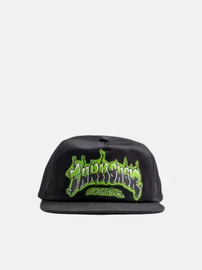 Thrasher Airbrush 6 Panel Snapback - Black