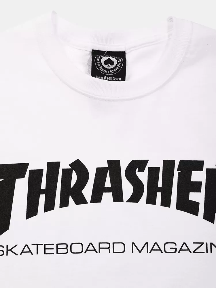 Thrasher Skate Mag Tee - White