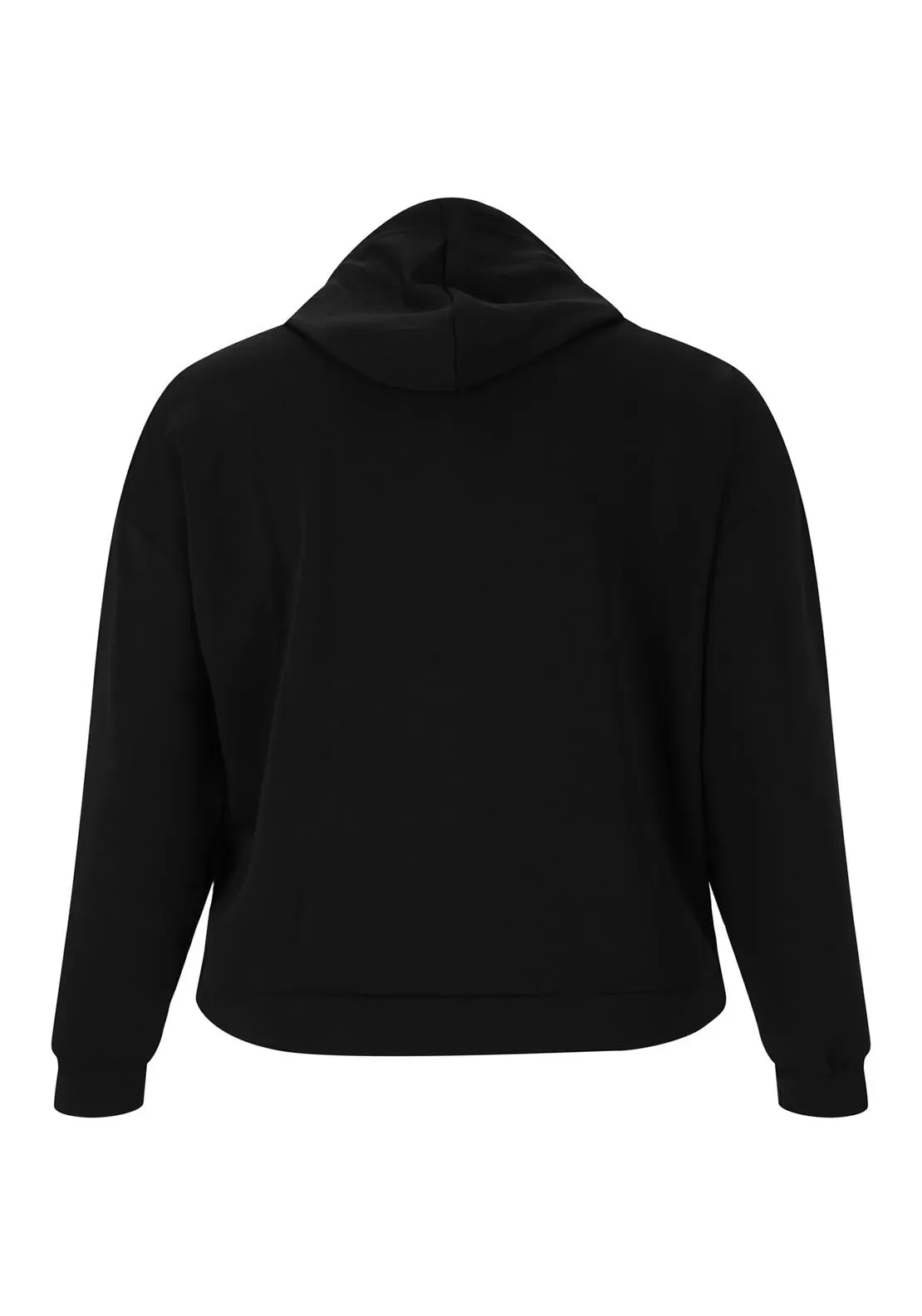 Tiamo Womens Hoodie Full Zip - Black