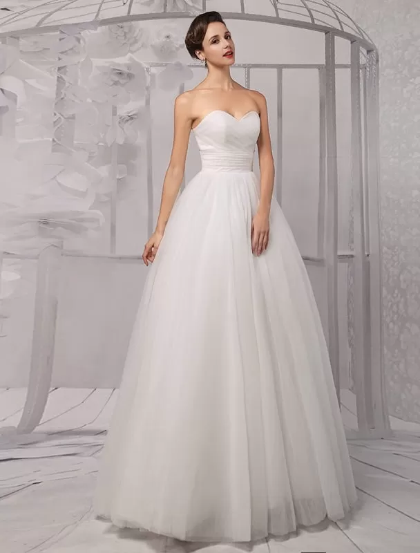 Tull Off-The-Shoulder Ball Gown Wedding With A Lace Wrap Exclusive