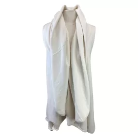 Two Bits Equestrian 'The Drape' Vest in Oatmeal - Size 1 (Women's S/M)