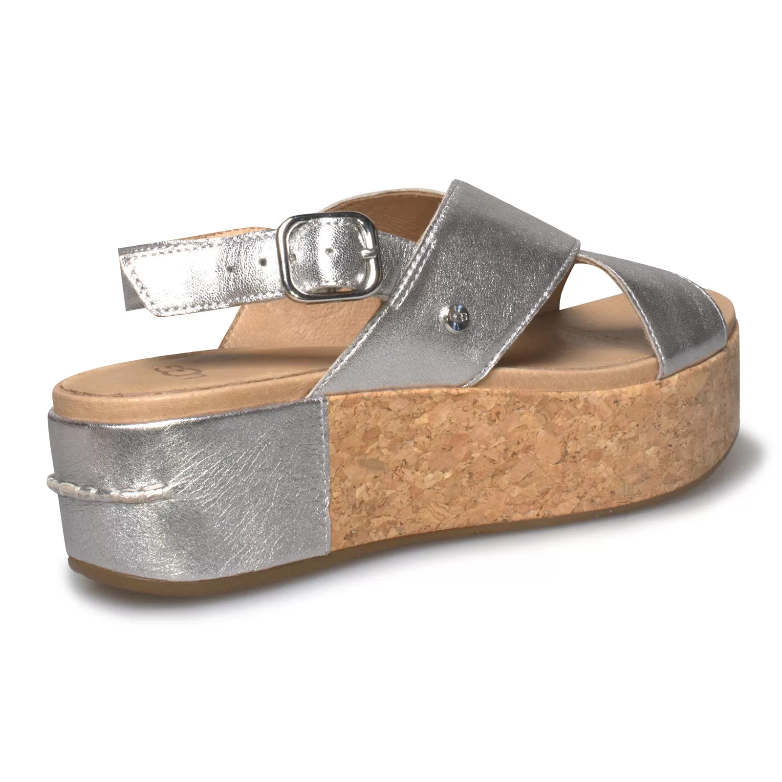 UGG Shoshana Silver Sandals - Women's