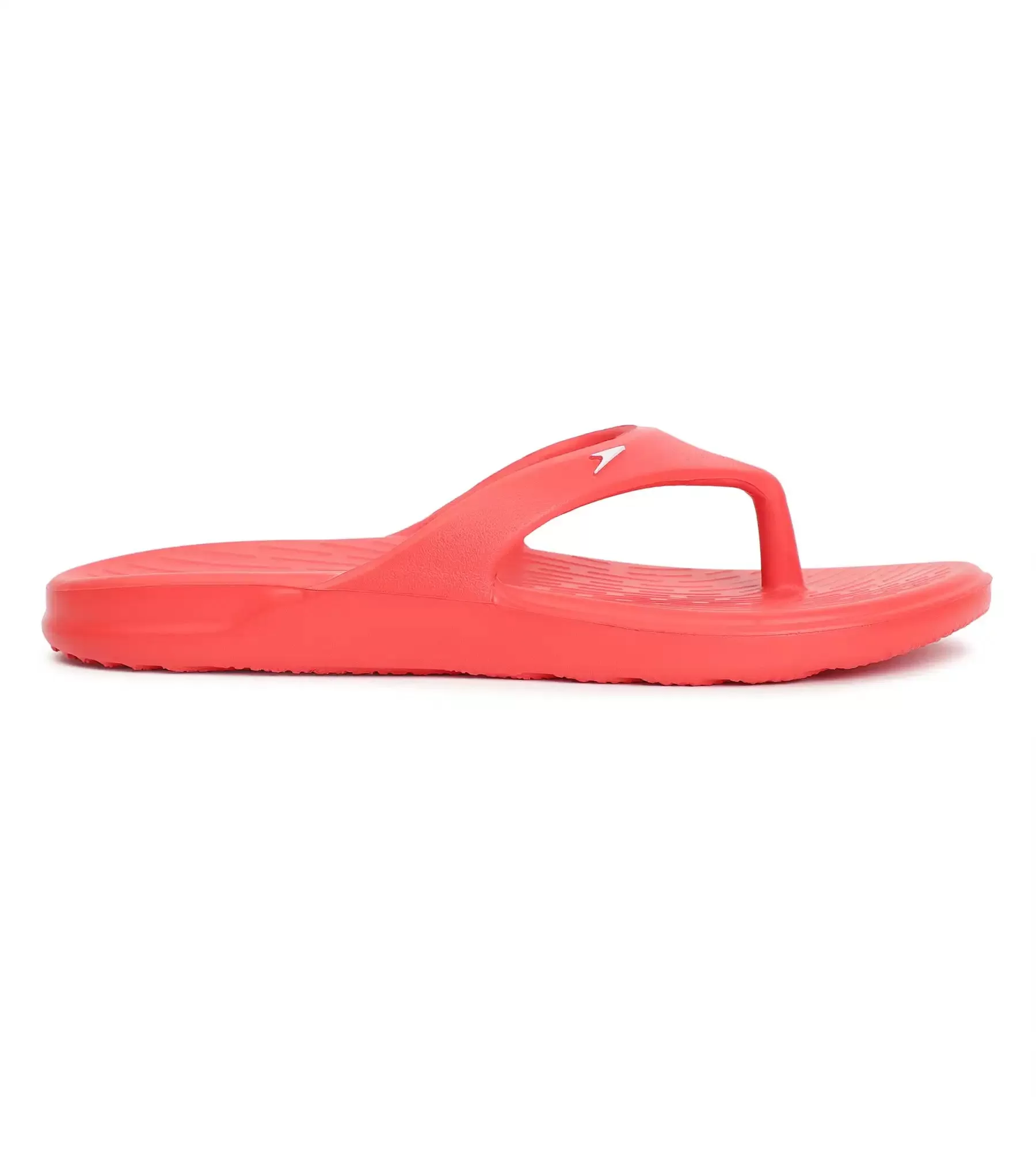 Unisex Junior's Single Colour Flip Flops - Fed Red & White