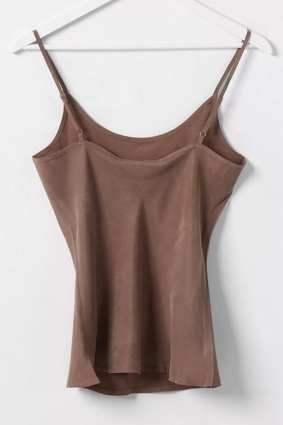 Upward Nutmeg Cupro Scoop Neck Bias Cami