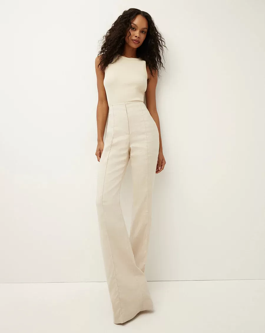 VERONICA BEARD Komi Linen Pant