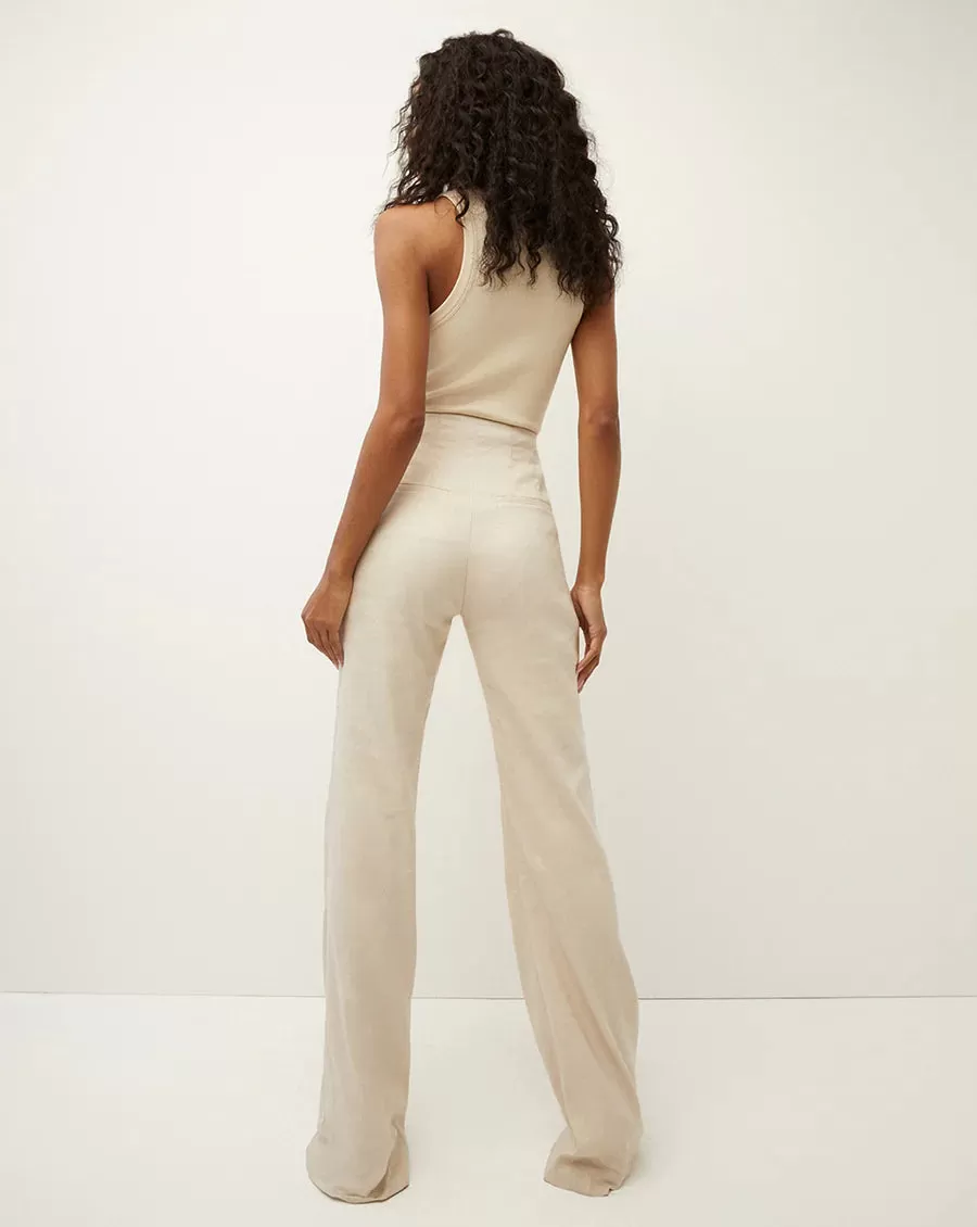 VERONICA BEARD Komi Linen Pant