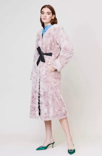 Victoire Coat in Rose