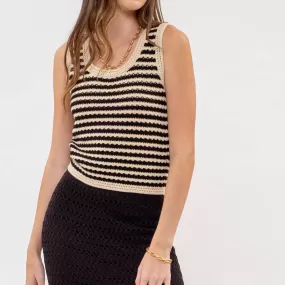 Viv Sleeveless Sweater Top