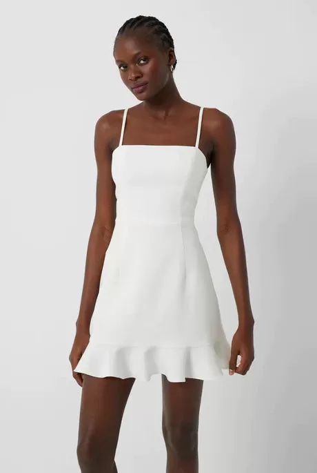 Whisper Frill Hem Dress