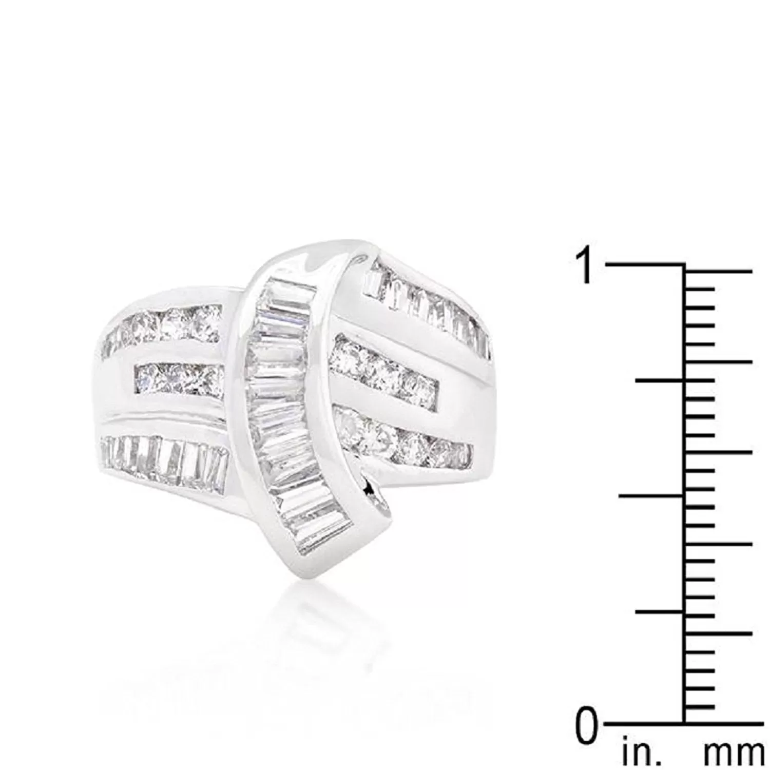 WildKlass Channel Set Overlap Ring