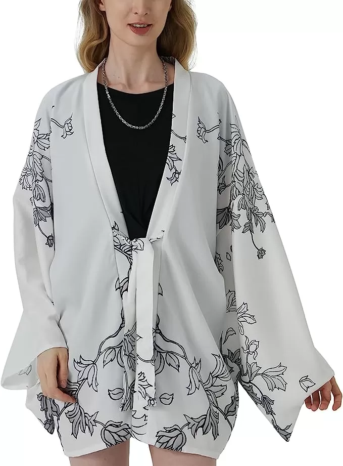 Women's Kimono Jacket Floral Kimonos for Women Kimono Cardigans for Women haori Suitable for Men and Women