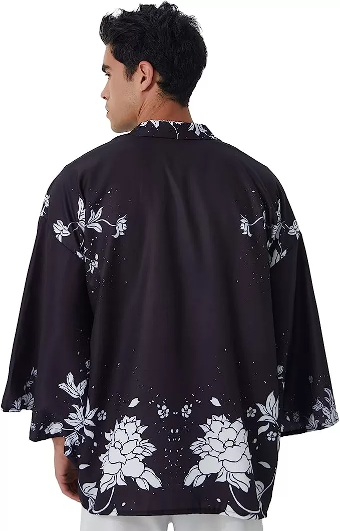 Women's Kimono Jacket Floral Kimonos for Women Kimono Cardigans for Women haori Suitable for Men and Women