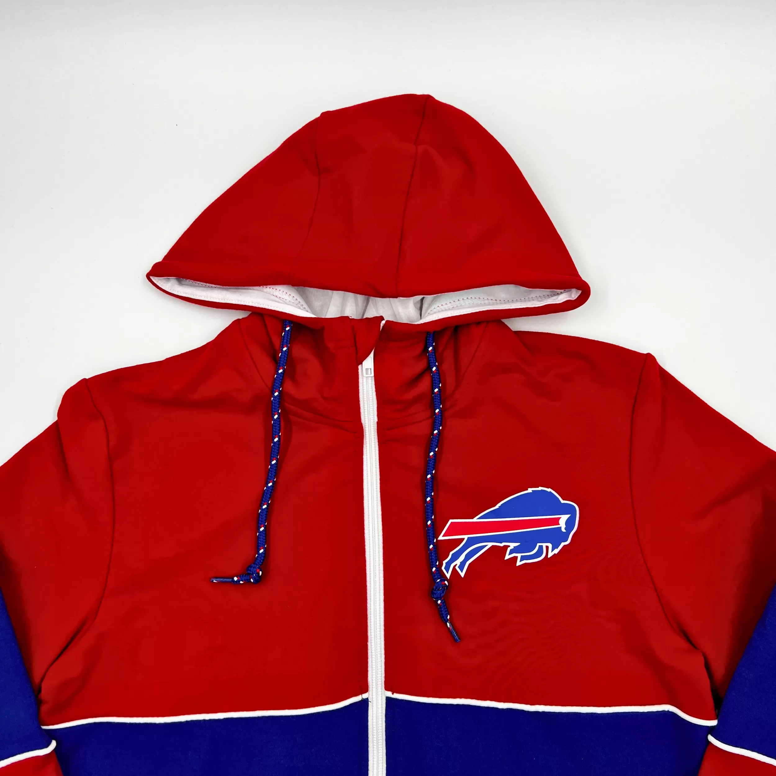 Women's New Era Buffalo Bills Colorblock Zip-Up