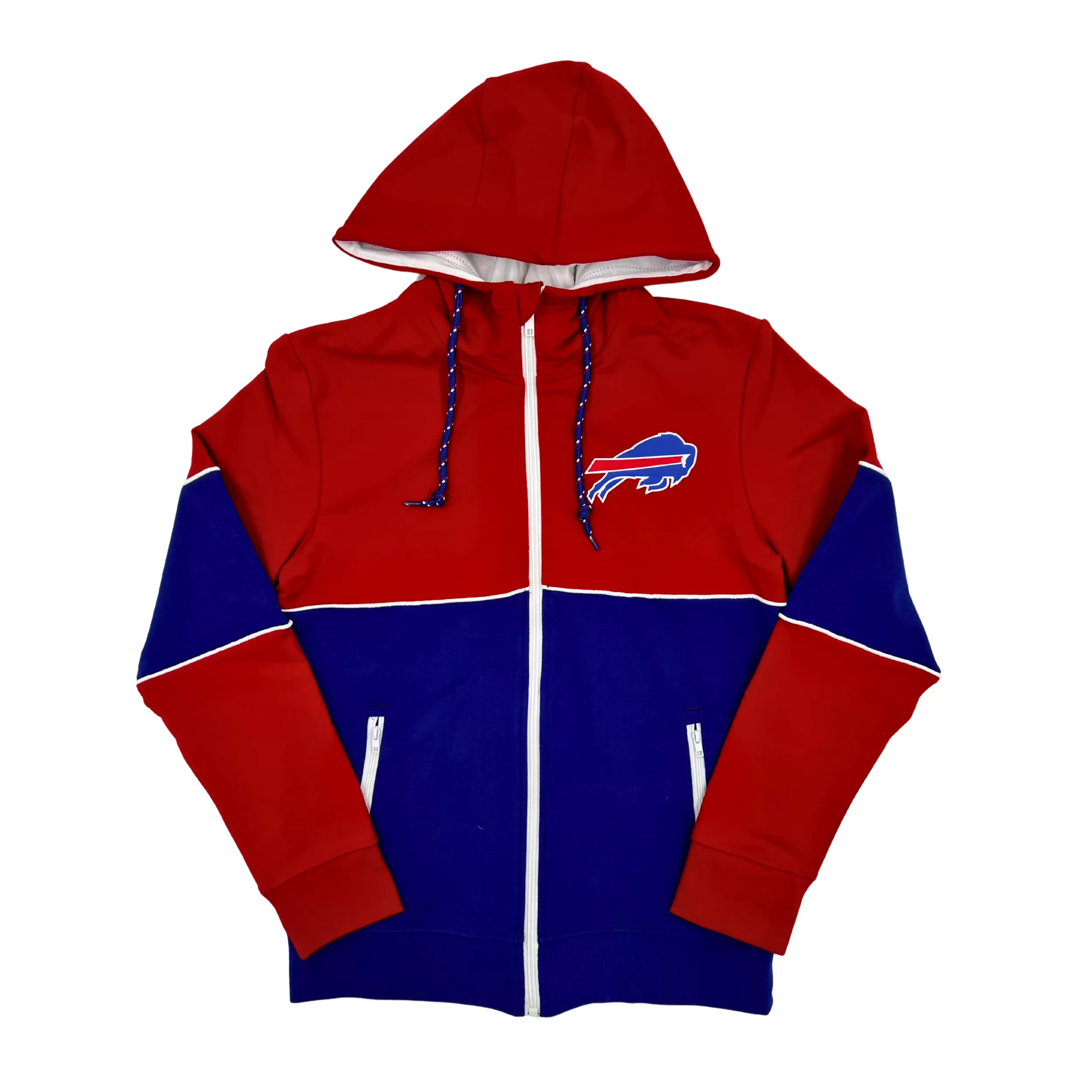 Women's New Era Buffalo Bills Colorblock Zip-Up