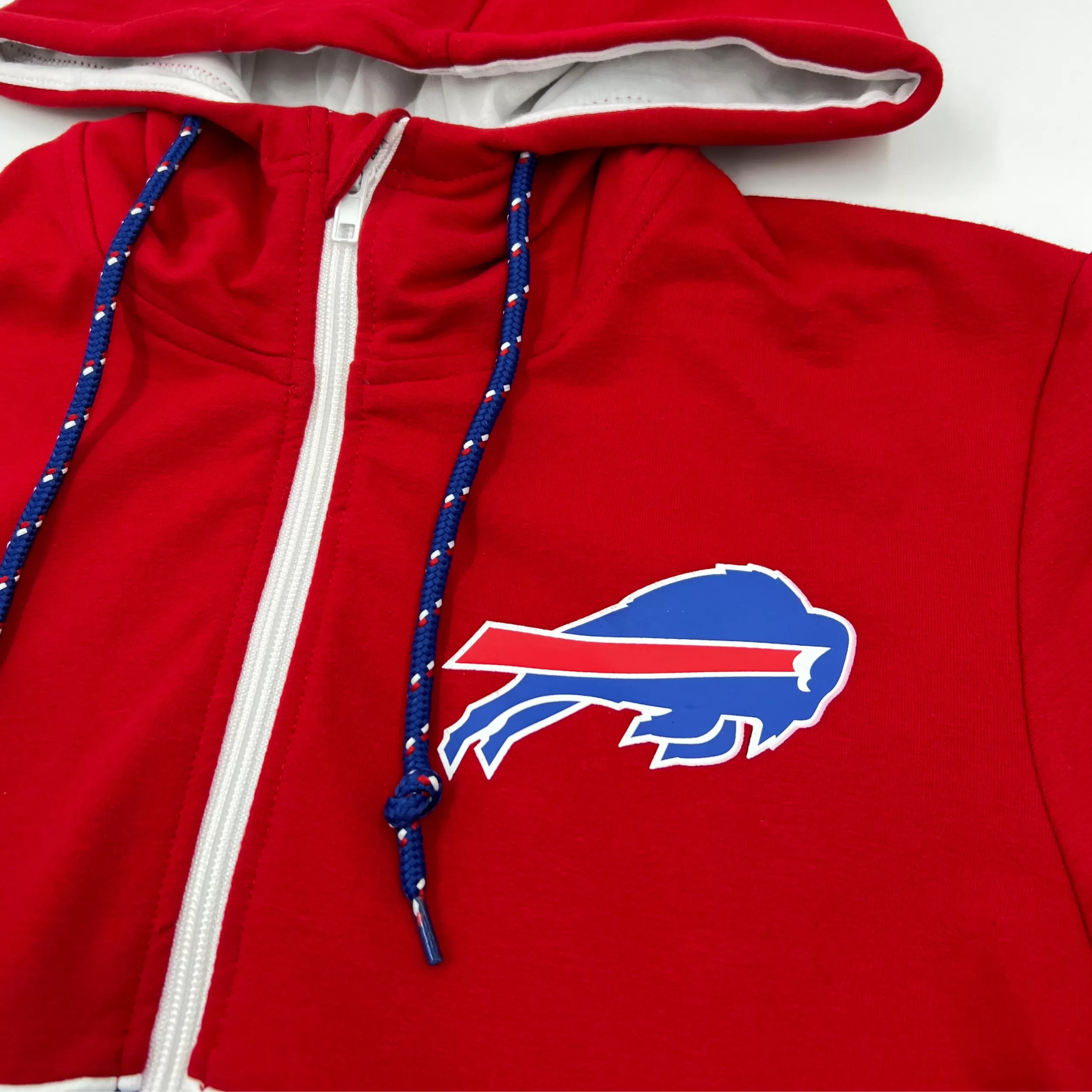 Women's New Era Buffalo Bills Colorblock Zip-Up