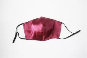 Women's Plum Silk Face Mask