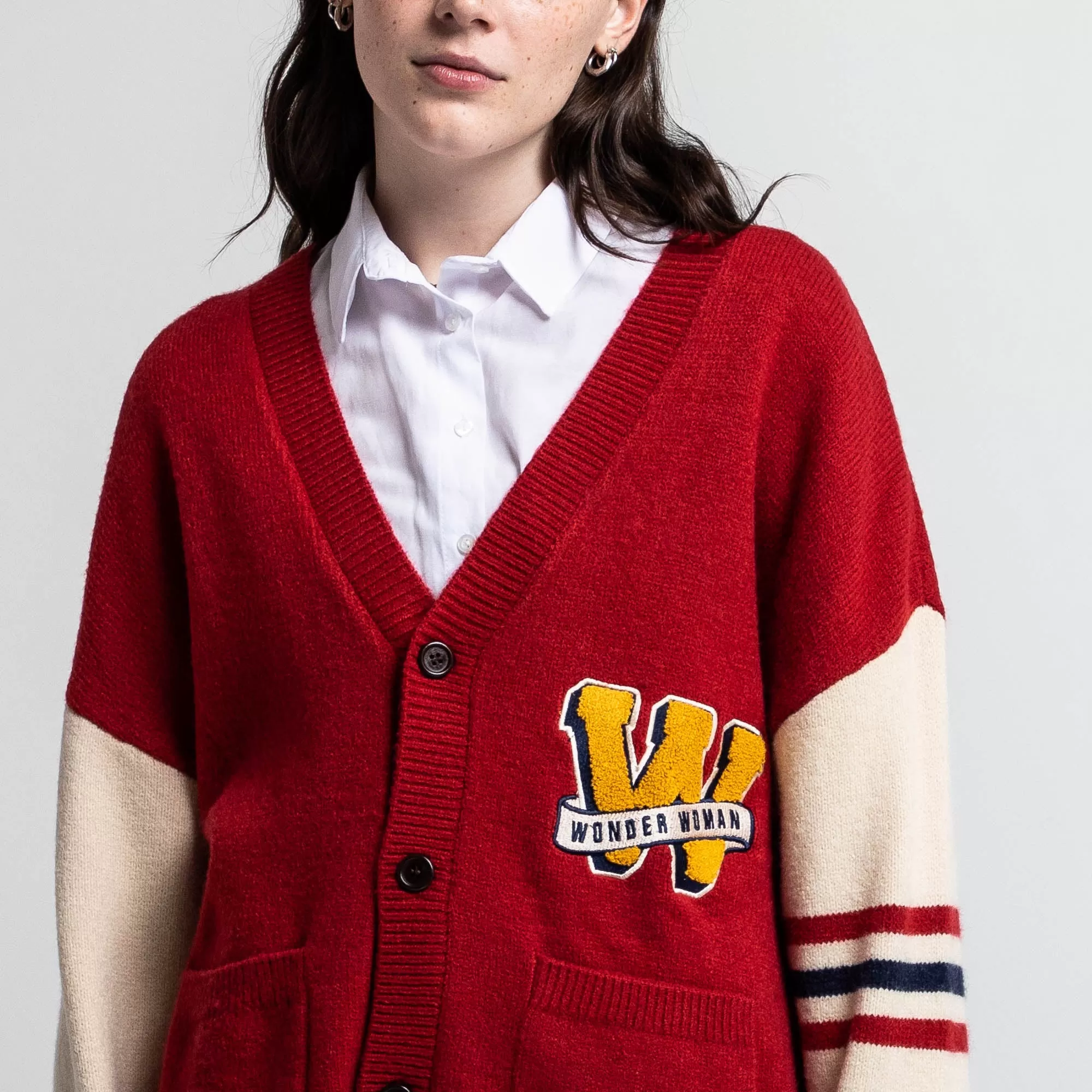 Wonder Woman Varsity Cardigan