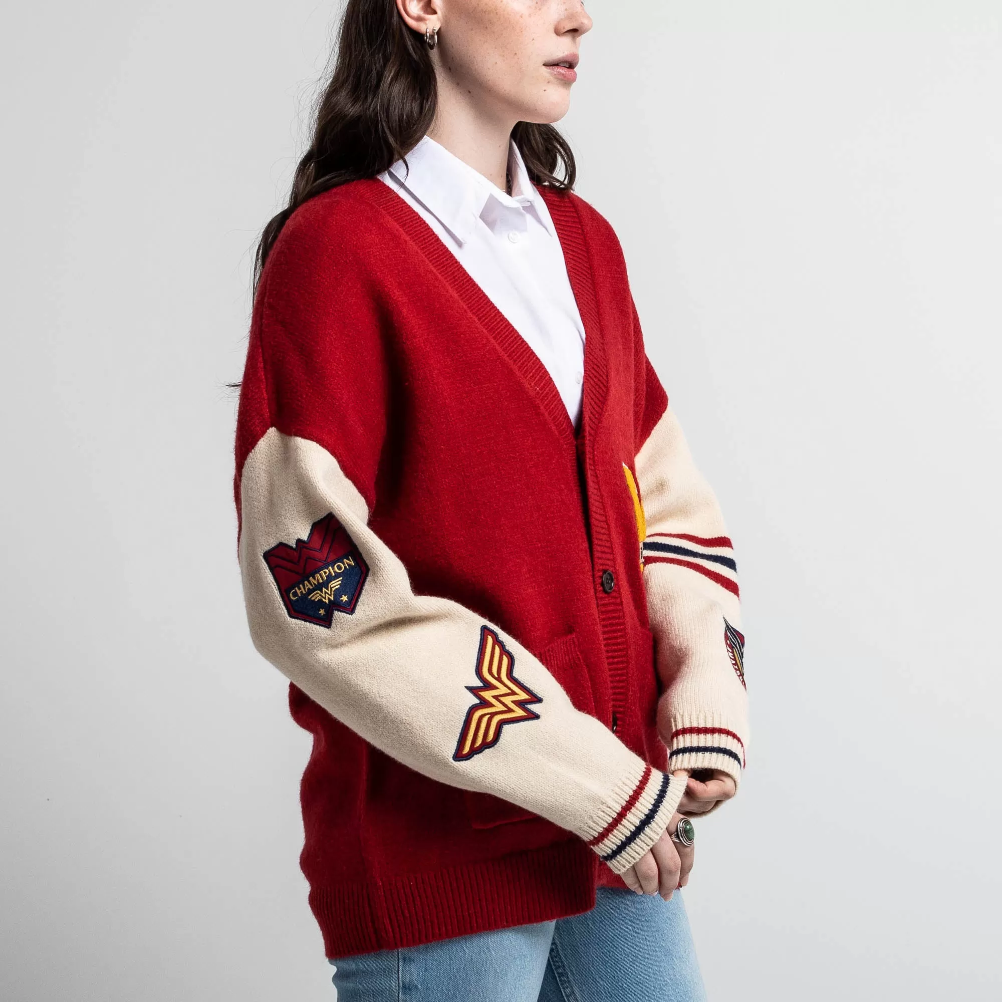 Wonder Woman Varsity Cardigan