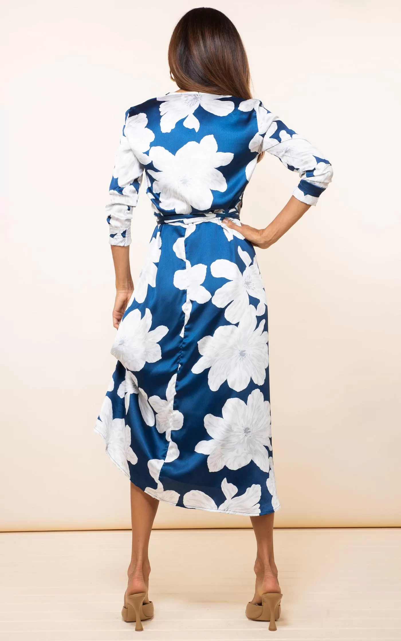 Yondal Dress Navy Bloom