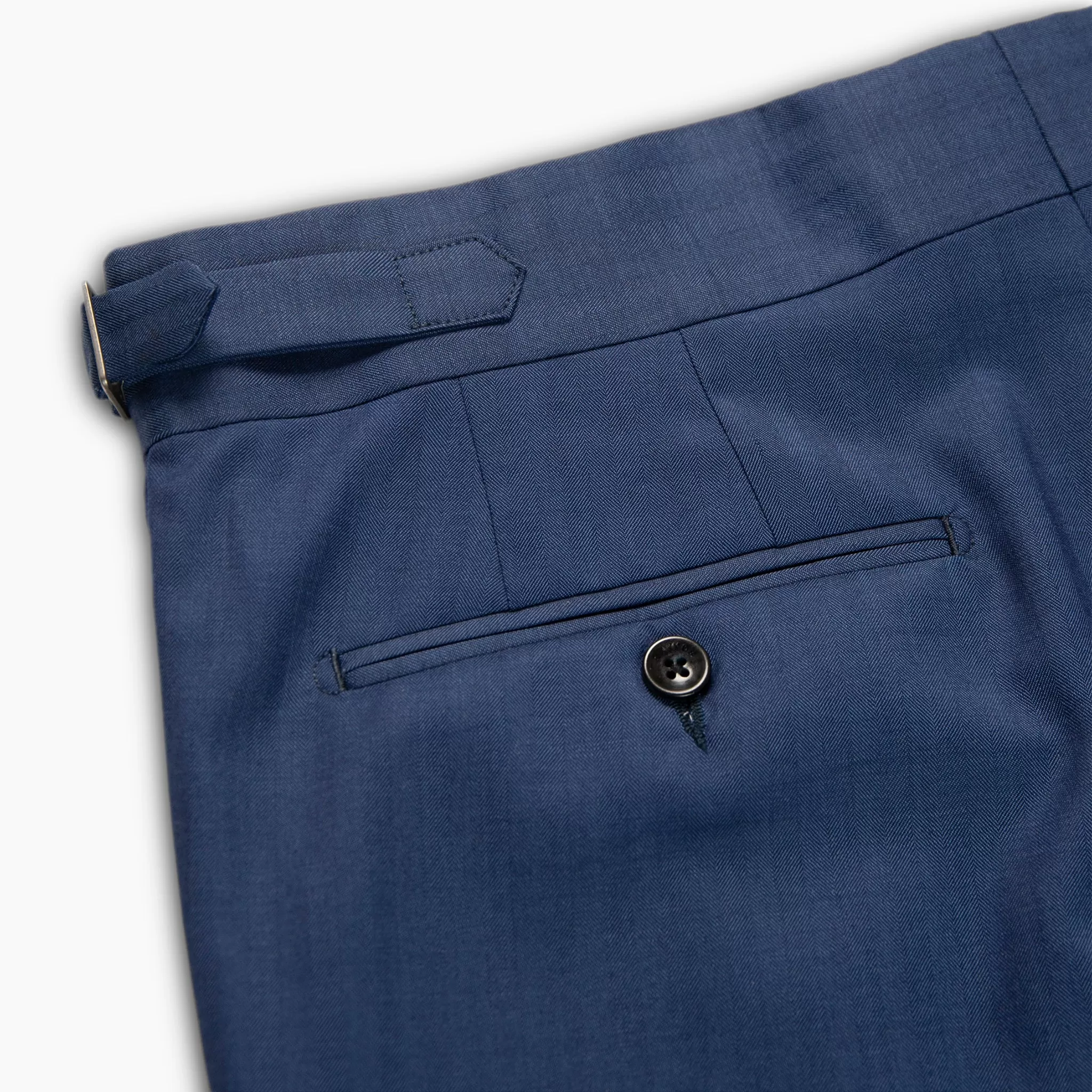 Zane pleated Chino Pants Elegance Herringbone Wool