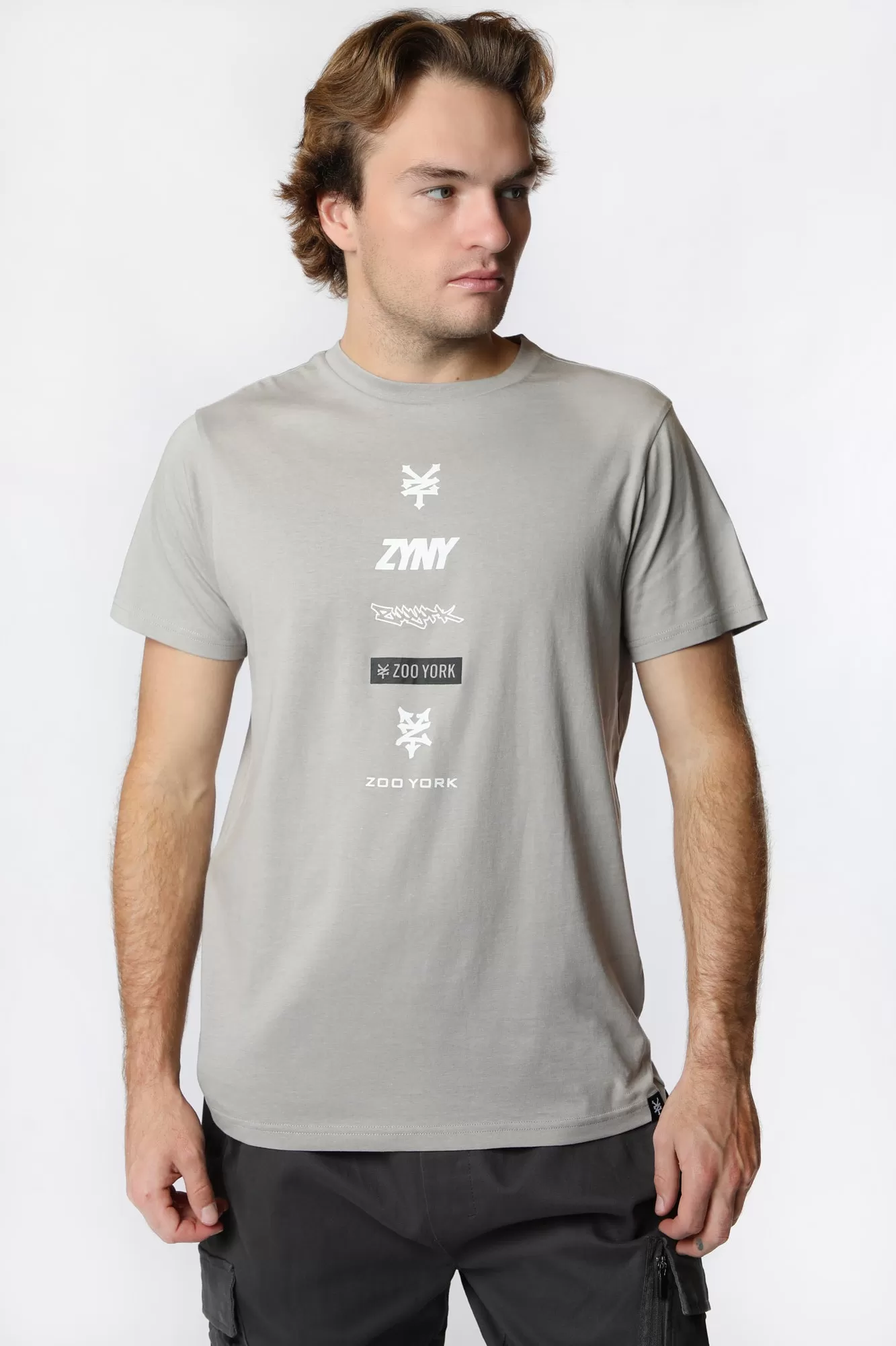 Zoo York Mens Multi Logo T-Shirt