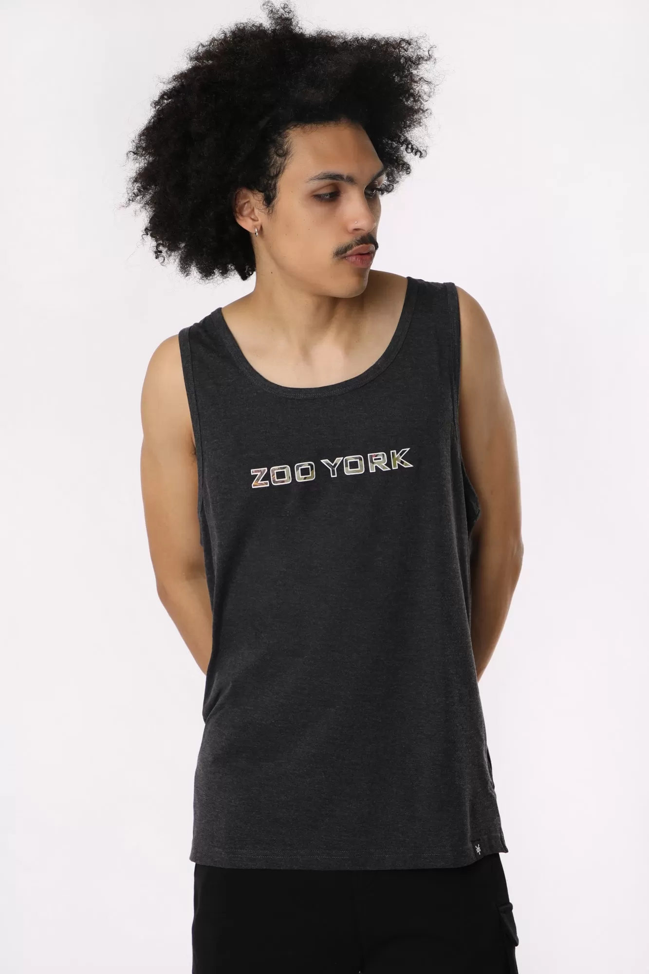 Zoo York Mens Tropical Logo Tank Top