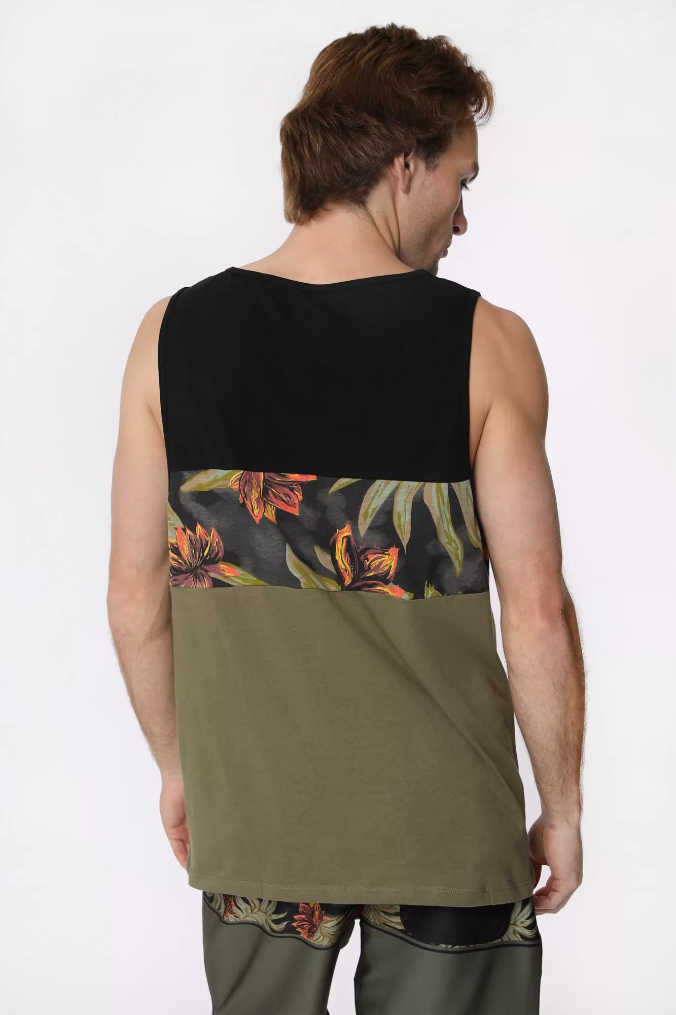 Zoo York Mens Tropical Print Tank Top